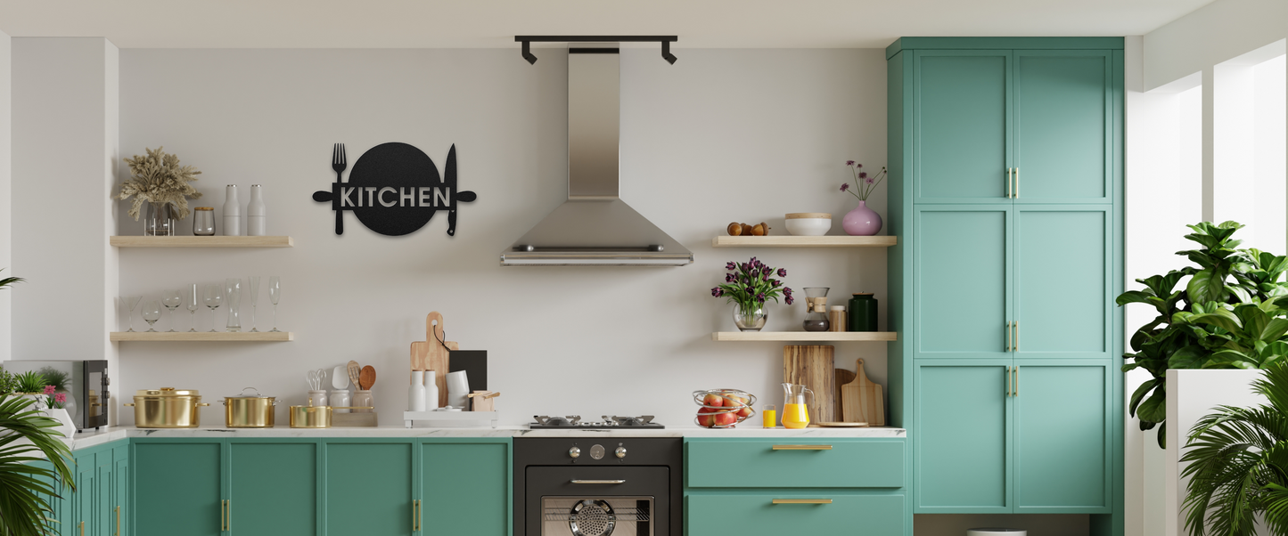 Kitchen Plate Custom Metal Sign